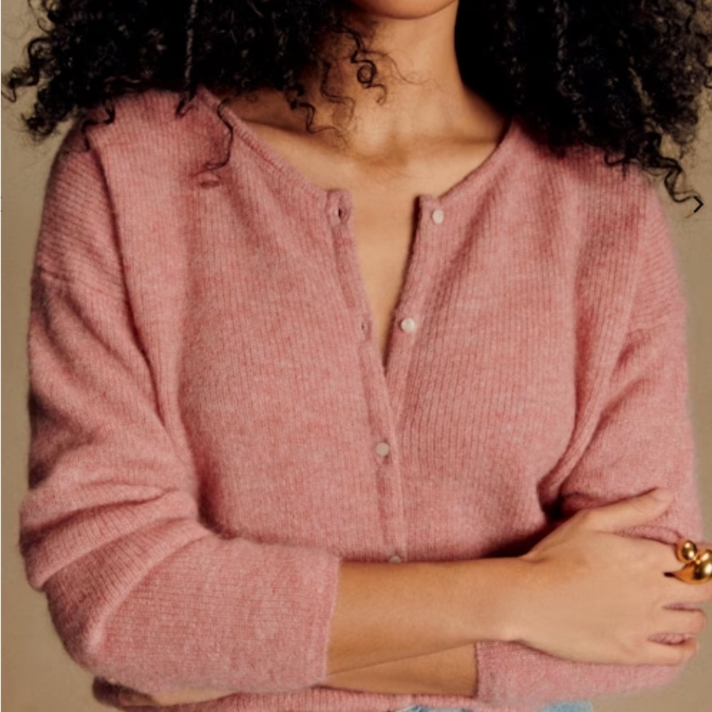 Sézane Gaspard Cardigan Rosewood XS